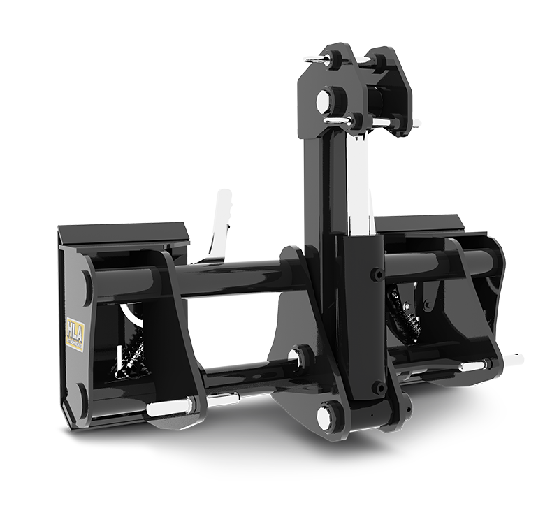 View the third image of the Heavy Duty Universal Skidsteer Quick Fit Plate with Tilt