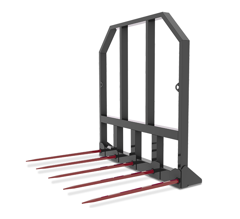 Five Prong Bale Spear w/ Rigid Frame Studio Product