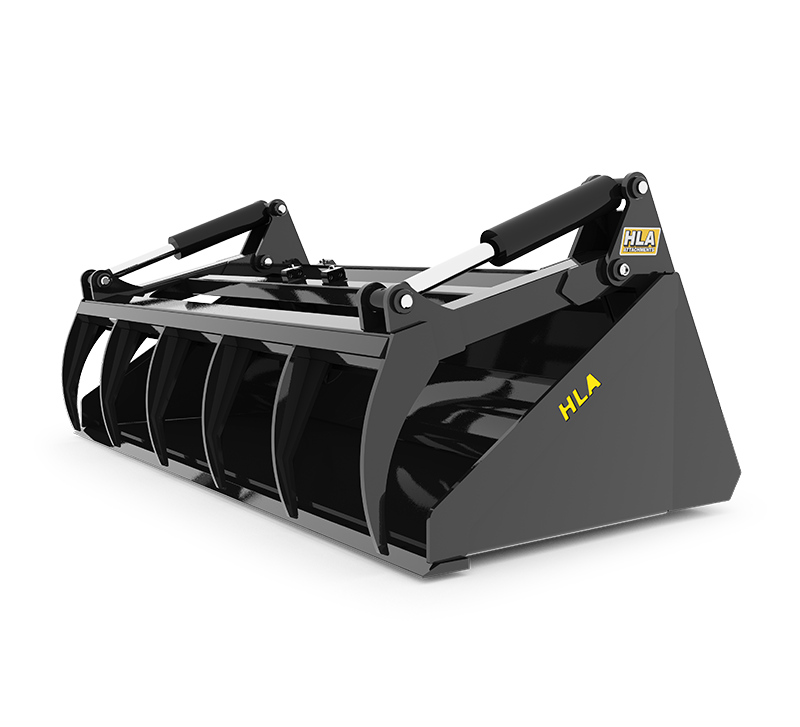 Low Profile Skidsteer Bucket & Skidsteer Grapple Studio Product