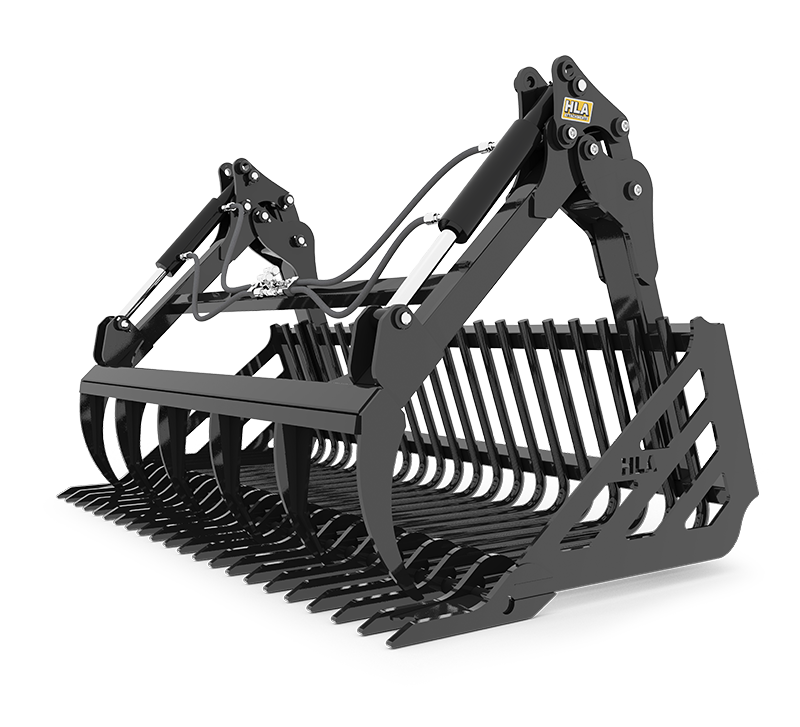 Regular Duty Stone Fork & Regular Utility Grapple