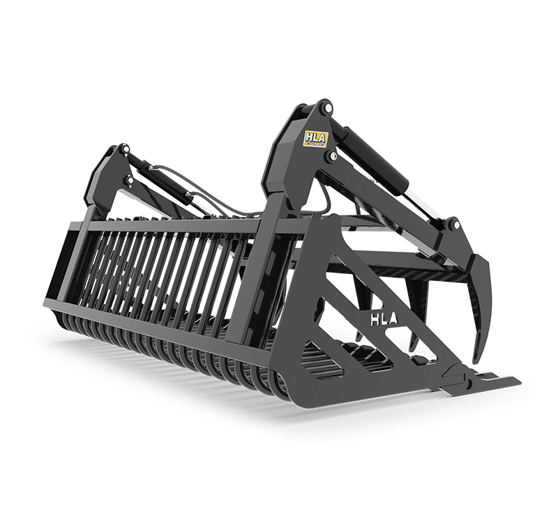 View the second image of the Regular Duty Stone Fork with Retainer Style Tine & Skidsteer Grapple