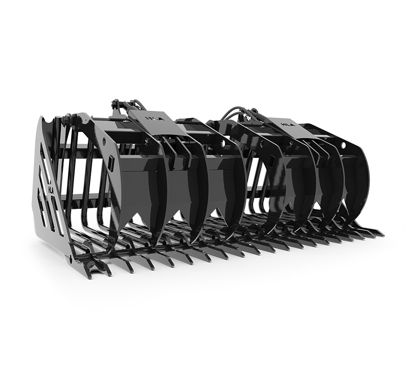 View the third image of the Stone Fork (Retainer Style Tine) with Split Grapple - HEAVY DUTY