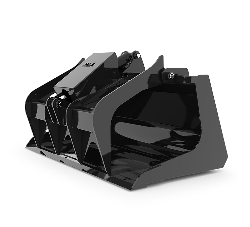 Compact Scrap Grapple Bucket (Skidsteer) Studio Product