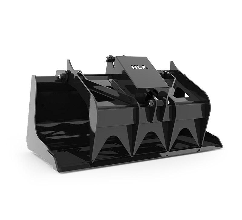 View the third image of the Compact Scrap Grapple Bucket (Skidsteer)