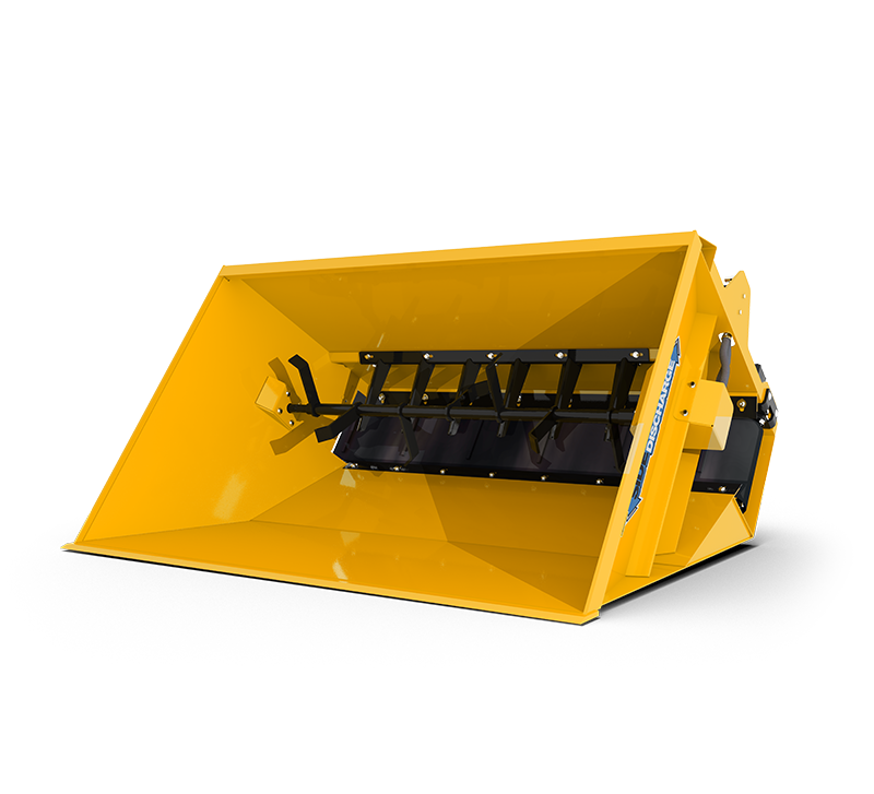 Side Discharge Sawdust Bucket